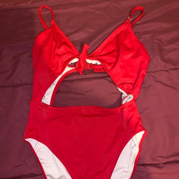 Red Bathing Suite - Picture 2 of 2